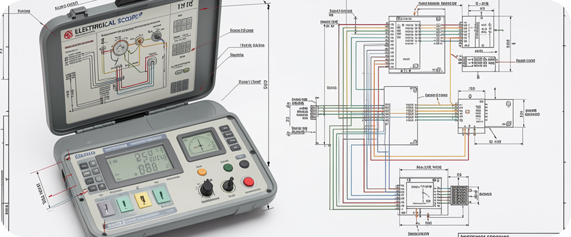 Electrical testing equipment and wiring schematics